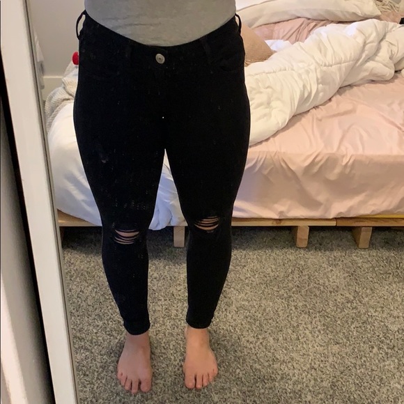 American eagle outfitters black jegging jeans - Picture 3 of 3